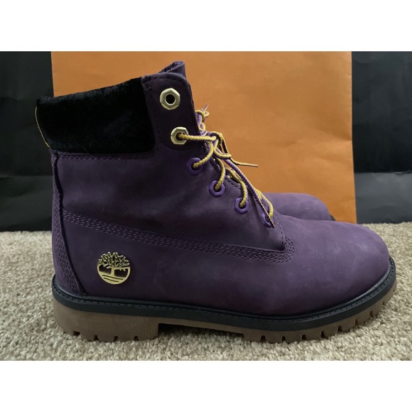 Boys Timberland x NBA Los Angeles Lakers Ankle Boots - Picture 5 of 16